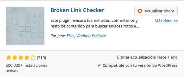 Los 5 plugins básicos de SEO para Wordpress plugin broken link checker - Los 5 plugins básicos de SEO para Wordpress